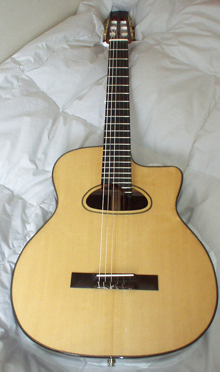 Nylon string gypsy guitar