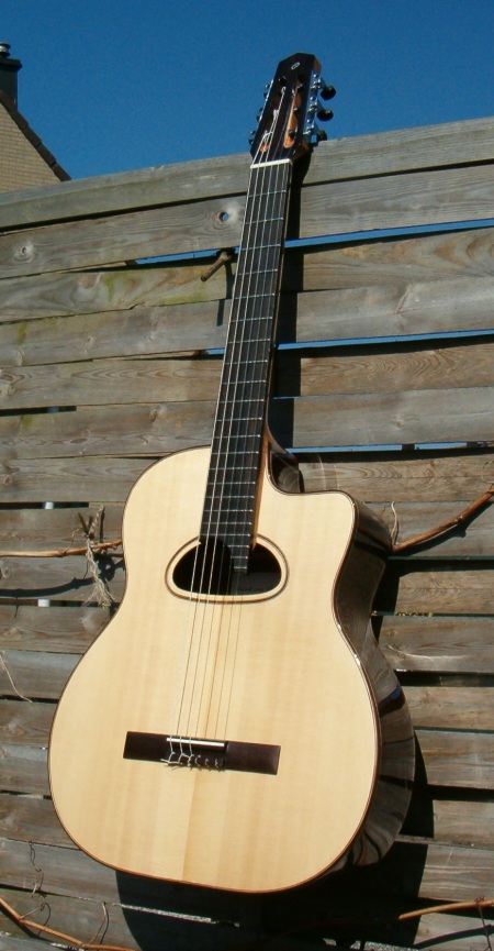 Nylon string gypsy guitar